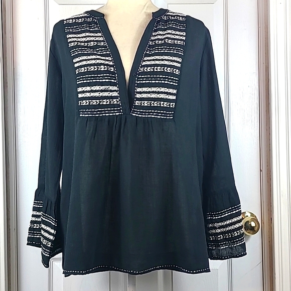 Velvet by Graham & Spencer Tops - Velvet by Graham and Spencer Boho Blouse